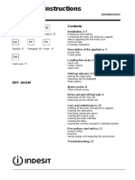 Manual de Instruções Indesit DFP 2631M (Português - 84 Páginas)