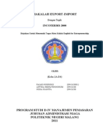 Incoterms 2000 (Matkul Eksim Kel 4)