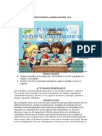 Plan de mejora en español y matemáticas para estudiantes de primer ciclo