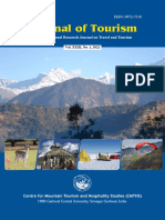 Journal of Tourism: An International Research Journal On Travel and Tourism