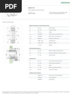 Axial Cylindrical Roller Bearing: Main Dimensions & Performance Data