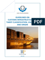 04 - Guidelines On Infrastructure For Tariff - Valuation and Origin-EN