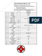 Datasheet of AC Cable 3x2.5mm2