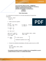 ACTIVIDAD No 4 Unidad 2 - Taller Elasticidad - Microeconomia