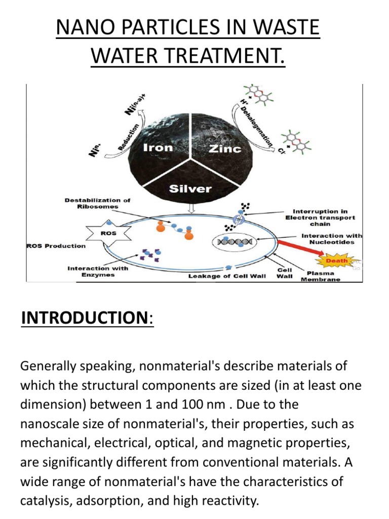 Nanoparticles for Water Treatment Solutions | PDF | Carbon Nanotube ...