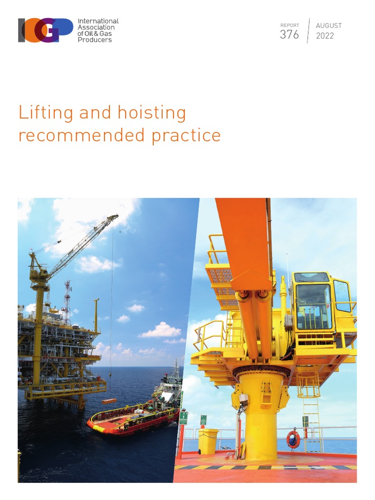 Lifting & Hoisting Practices PDF Elevator Risk
