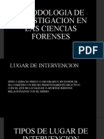 Metodologia de Investigacion en Las Ciencias Forenses