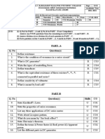 Part-A Q. No Question(s) Skills CO: 34032 & Electrical Circuits and Instrumentation