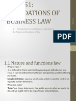 Introduction To The Botswana Legal System 1.1 Nature and Functions of Law