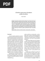 A história como recurso da mimese política brasileira - Thais Aguiar
