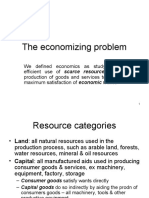 Topic 1.1 - 1.2 The Economizing Problem