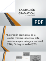 La Oracion Gramatical