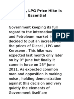 Diesel, LPG Price Hike Is Essential: TH TH