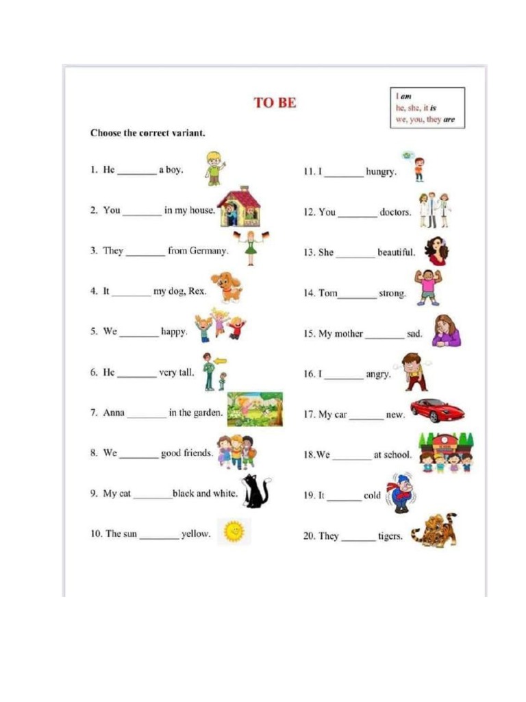 Math and English Worksheet 1 | PDF