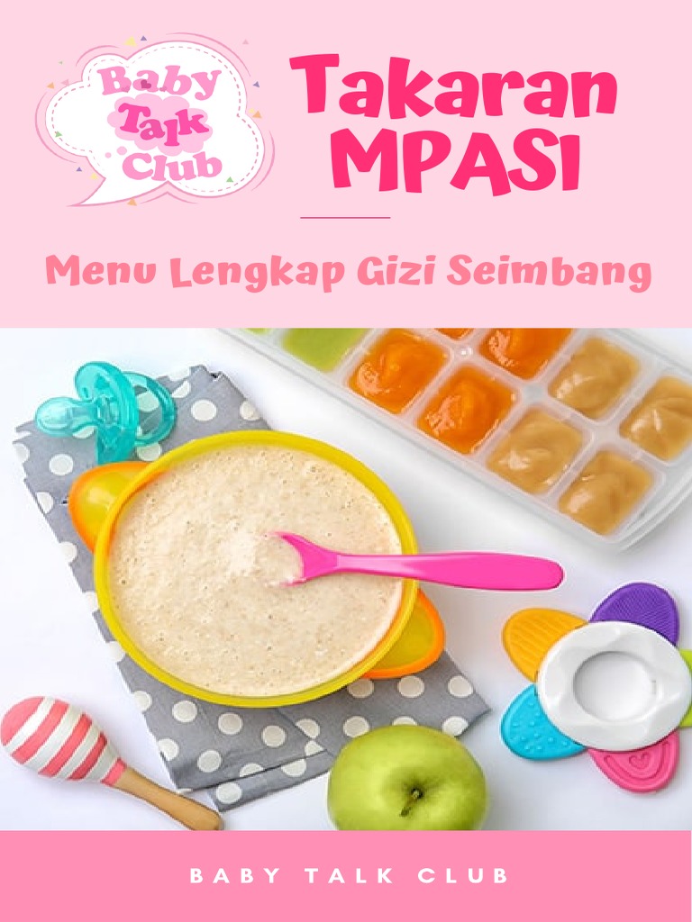 Baby Talk Club Ebook Takaran MPASI Menu Lengkap Gizi Seimbang PDF
