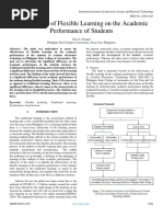 Effectiveness of Flexible Learning On The Academic Performance of Students