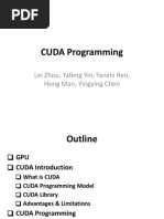 CUDA Programming: Lei Zhou, Yafeng Yin, Yanzhi Ren, Hong Man, Yingying Chen