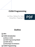 CUDA Programming: Lei Zhou, Yafeng Yin, Yanzhi Ren, Hong Man, Yingying Chen