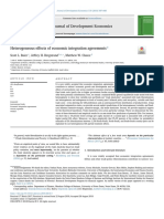 Efectos de Los Acuerdos de Integración Económica