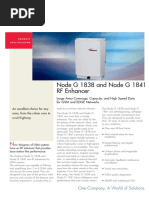 Node G 1838 and Node G 1841 RF Enhancer: One Company. A World of Solutions