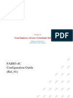 Fabio-4C Configuration Guide (Rel - 01) : Team Engineers Advance Technologies India. Pvt. LTD