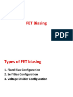 FET Biasing Types and Configurations