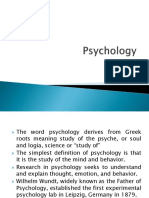 Introduction - Psychology