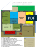 Sket Denah Rencana Pustu Tani Makmur 2022