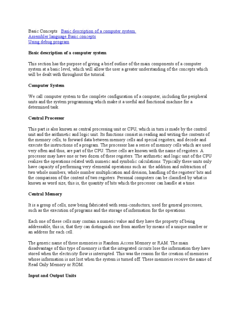 Assembly language tutorial pdf assembly language computer data
