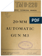 20-mm Automatic Gun M3 TM 9-229