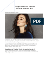 How Rich Is English Actress Jessica Barden