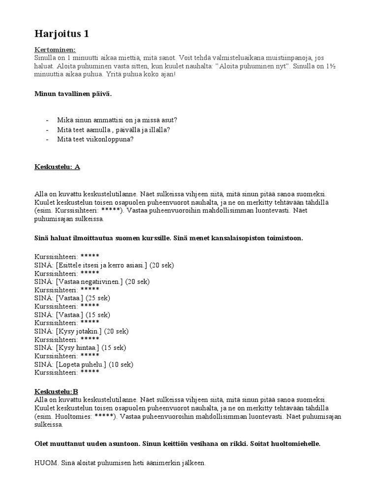 Yki Harjoitus 1 Nh Pdf
