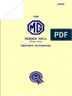 MGA Twin Cam Drivers Manual