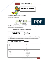 Chapter 2 - Basic Algebra