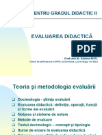 Evaluarea Didactica