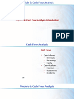 Topic 113: Cash Flow Analysis-Introduction