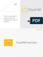 The First Cloud Wi-Fi Solution With The Marketplace Tailored To Wi-Fi
