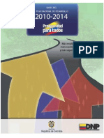 Plan nacional de desarrollo 2010-2014, Colombia, Ley 1450 de 2011