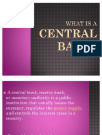 Finance Report, Group2 Powerpoint: Central Bank