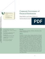 Mehran 2012 Corporate Governance of Financial Institutions