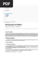 Introduction To Python