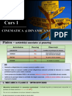 Cursul 1 - Cinematica Si Dinamica Newtoniana