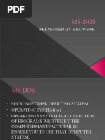 Ms-Dos Commands