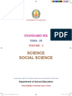 Namma Kalvi 6th Science and Social Science Text Book EM Term 3