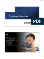Chapter 1 - An Overview of Marketing