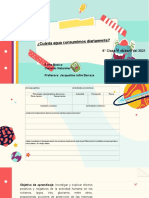 CLASE #6 LUNES 05 de Abril CIENCIAS NATURALES 5 Basico