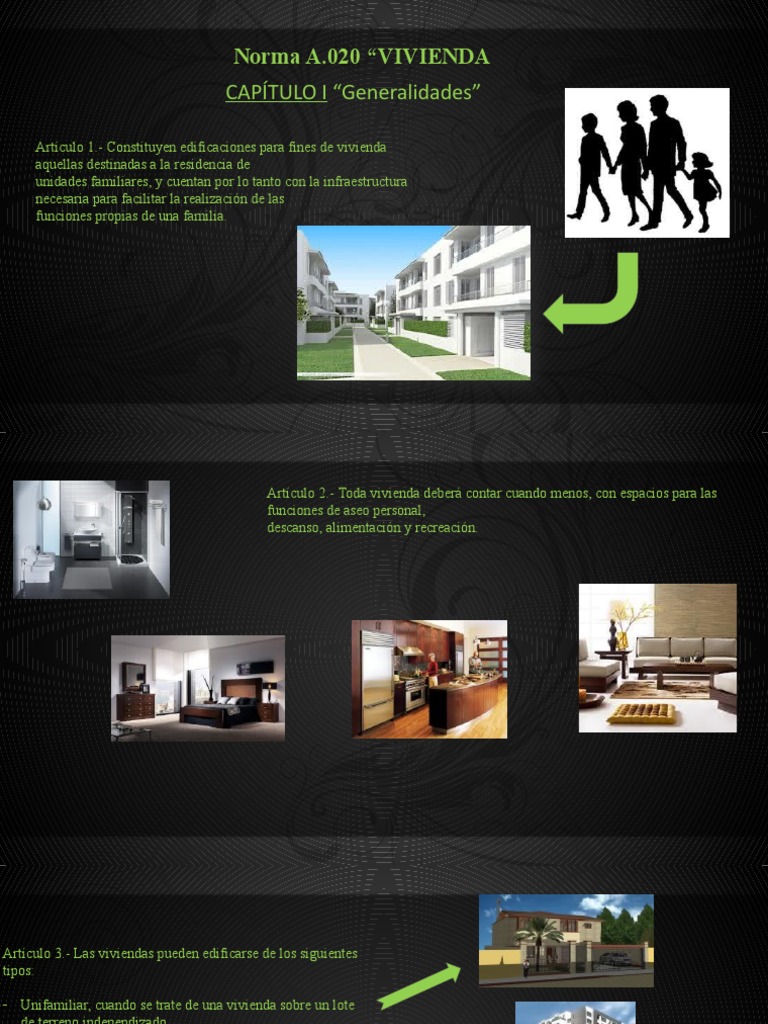Norma A.020: Requisitos de Vivienda | PDF | Zonificación