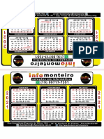 Calendário de Mesa Infomonteiro