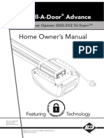 Home Owner's Manual: Controll-A-Door Advance