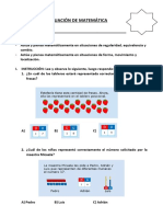 Evaluación de Matemática Ii